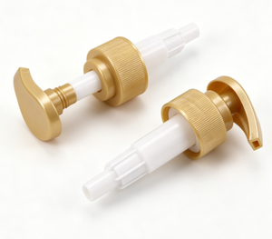 Vente directe usine – Pompe à lotion écologique 28/410 33/410 blanche, noire, dorée avec clip de verrouillage pour flacon de shampoing – Pompe à lotion en plastique - Product Image 2