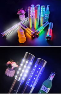 Barra de Luz LED Recargable Dowin, Multicolor, de Aleación de Aluminio, Linterna de Mano Intermitente para KTV, Uso en Interiores, Decoración de Fiestas - Product Image 5