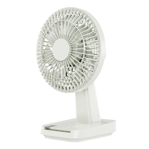 Ventilateur de bureau portable rechargeable 3600 mAh, oscillant, 4 vitesses, avec veilleuse et aromathérapie, pour camping et usage domestique - Product Image 1