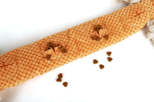 Cổ Màu Xanh Lá Cây Nhung Sóc Sang Trọng Squeaky Bền Tương Tác Dog Tug Đồ Chơi Cho Săn Bắn Và Foraging - Product Image 2