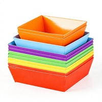 Boîtes à emporter en papier kraft jetables de qualité alimentaire personnalisées avec couvercle pour chewing-gum, sushi, nouilles - Vente en gros directe
