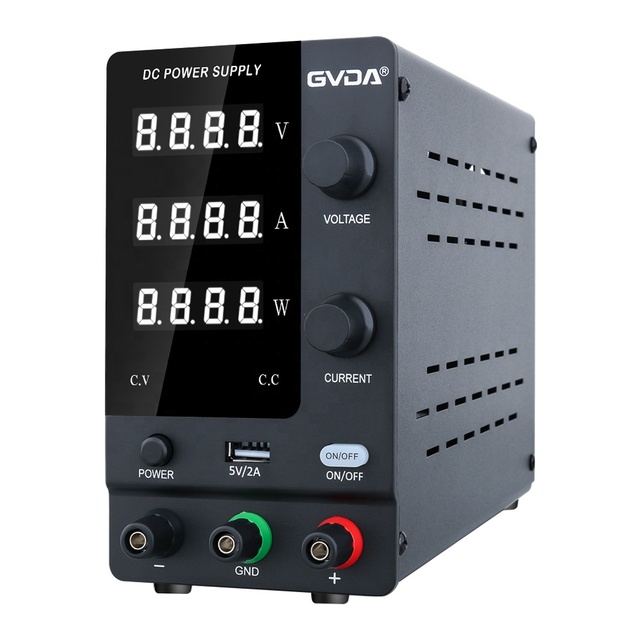GVDA 60V 5A 120V 3A Regulated Lab Bench Variable DC Adjustable Switching Power Supply