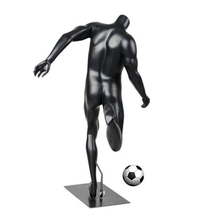 Maniquí Deportivo <span class=keywords><strong>de</strong></span> <span class=keywords><strong>Fibra</strong></span> <span class=keywords><strong>de</strong></span> <span class=keywords><strong>Vidrio</strong></span> Negro, Realista, <span class=keywords><strong>de</strong></span> Jugador <span class=keywords><strong>de</strong></span> Fútbol, Musculoso, Masculino, Cuerpo Completo, Estilo Brasileño - Product Image 6