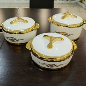 ชุดจานความร้อนทรงกลมสำหรับเก็บอาหารร้อนสำหรับเก็บอาหารและภาชนะ1.5L + 2L + 2.5L ซาอุดิอาระเบียหม้อร้อน - Product Image 5