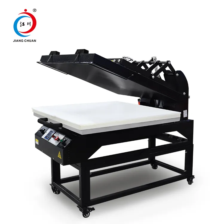 large format sublimation heat press machine 80x100cm Automatic Fabric T-shirt flag Heat transfer machine