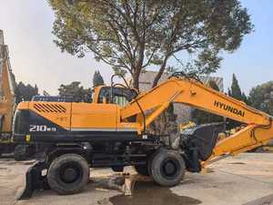 Pelle sur pneus d'occasion professionnelle originale Hyundai 210w-9 pelle sur pneus 21 tonnes pelle d'occasion - Product Image 3