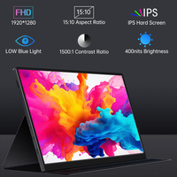 Monitor Portátil HD de 10.5 Pulgadas Full HD 1920x1280, 100% sRGB, USB-C, Pantalla IPS con Altavoz, Segunda Pantalla para Laptop/Xbox
