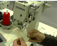 Machine à coudre à double point de chaînette ultra petite à 1 aiguille Kansai Special pour la couture de gants