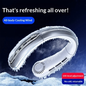 Nuevo Ventilador Portátil de Cuello, Recargable por USB, Compacto, Silencioso, Sin Aspas, Manos Libres, Protección Contra Golpes de Calor - Product Image 3