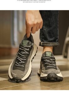 Zapatillas Deportivas Retro para Hombre, Transpirables, Diseño Casual para Primavera, Verano y Otoño, con Puntera Gruesa y Suave, Malla, Goma y Plantilla de PU - Product Image 2
