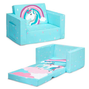 Раскладной диван 2-в-1 в лежак для спальни-легкий, портативный Удобный раскладной диван/спальный для детей - Product Image 1