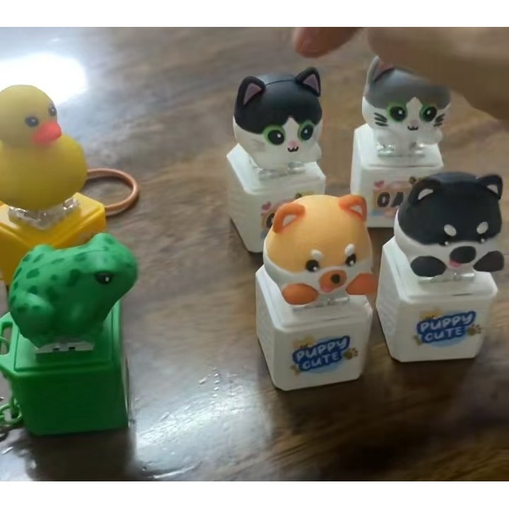 New animal-themed sound and light-up buttons [Bagged]