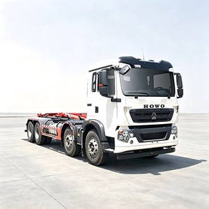 Promotion Sinotruk HOWO 8X4 Camion benne à bras de levage 12 roues pour déchets avec conteneur en option - Product Image 1