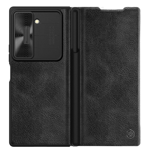 Nillkin <span class=keywords><strong>เคส</strong></span>โทรศัพท์สุดหรู, ฝาครอบหนังพร้อมฝาปิดกล้องแบบเลื่อนและที่ใส่ปากกา <span class=keywords><strong>S</strong></span> <span class=keywords><strong>เคส</strong></span>กันกระแทกสำหรับ Samsung Z พับ6 - Product Image 1