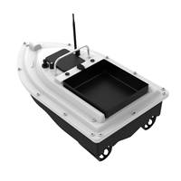 Bateau Amorceur Radiocommandé avec GPS, Idéal pour la Pêche à la Carpe, Portée de 500 Mètres avec Fonction de Retour Automatique