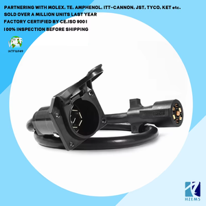 OEM SAE 1P 2P 3P 4p拖车插头接线连接器插座延长线1234方式S a E连接器电缆线束 - Product Image 3