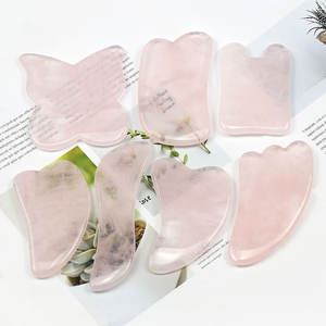 กระดานกัวซารูปหัวใจเครื่องมือขูดหินหยกรูปกุหลาบสีชมพู - Product Image 5