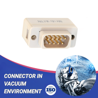 Connecteur hermétique DSUB 9 broches à joint époxy pour chambre de simulation spatiale