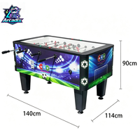 Table de baby-foot à monnayeur, machine de jeu d'arcade, jeu de football de table pour centre de jeux, bar, parc d'attractions