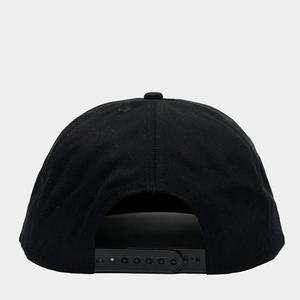OEM Custom Logo 5 Panel Unstructured Cotton Woven Patch Snapback <b>Cap</b> Black <b>Flat</b> Brim <b>Hat</b> - Product Image 6