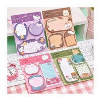 Bloc-notes adhésifs coréens Kawaii, bloc-notes adhésifs personnalisés, blocs-notes imprimés Kawaii
