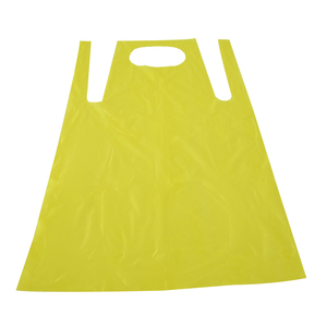 Delantal plástico PE colorido tamaño estándar personalizado embalaje de plástico para el hogar precio de costo de fábrica impermeable desechable - Product Image 6