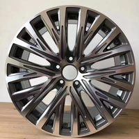 Prix d'usine, taille personnalisée, jantes de voiture chromées 18 pouces 4x4, jantes de voiture de haute qualité, jantes de voiture 5 étoiles 18 5x112 en alliage, jantes Vww Spinner