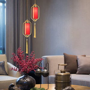 New Chinese-Style Chandelier, Retro Restaurant, Hotel, Tea Room, Bar Counter, Small , Corridor, Study, Bedside Lamp - Product Image 2