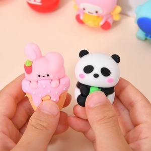 เครื่องเหลาดินสอรูปสัตว์น่ารัก ดีไซน์การ์ตูน ทำจากยาง เหมาะสำหรับเด็กนักเรียน ขายส่งอุปกรณ์การเรียน - Product Image 3