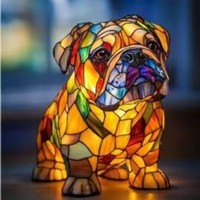 Lampe de Table Moderne en Résine en Forme d'Animal, Série LED, Veilleuse Sculpturale, Décoration Maison pour Chambre d'Enfant, Cadeau, Rechargeable par USB