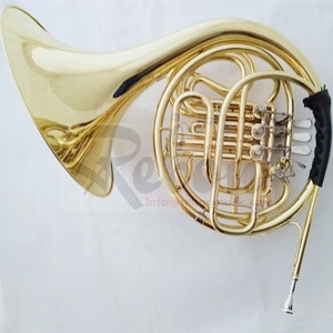 <span class=keywords><strong>Corno</strong></span> <span class=keywords><strong>francese</strong></span> in ottone Weifang Rebon Bb/F - Product Image 4