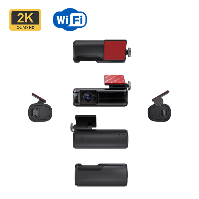 Dual Camera 2K OLED Screen Driving Video Recorder Infrared Night Vision Dash Cam with WiFi Car Black Box 170 Angle