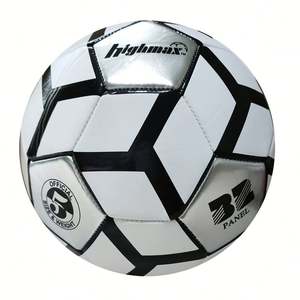 Ballon de football rétro en PVC métallisé - Taille 5 professionnelle pour match et collection - Product Image 2