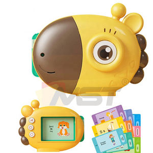 Lector <span class=keywords><strong>de</strong></span> sonido electrónico para niños, jirafa, <span class=keywords><strong>inglés</strong></span> Y tarjeta <span class=keywords><strong>de</strong></span> inserción, juguete educativo, aprendizaje <span class=keywords><strong>de</strong></span> <span class=keywords><strong>palabras</strong></span> <span class=keywords><strong>en</strong></span> <span class=keywords><strong>inglés</strong></span>, máquina <span class=keywords><strong>de</strong></span> tarjetas - Product Image 1