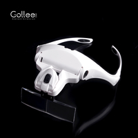 Gollee — loupe à lentille de lampe Led X30, fabrication d'extension de cils en vrac, verre vente rapide