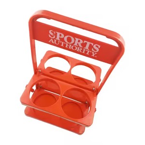 Porte-bouteilles de bière et de vin réutilisable rouge, pliable, avec poignée, pour 4/6 bouteilles, idéal pour la Russie, Krusovice, <span class=keywords><strong>Peroni</strong></span> - Product Image 2