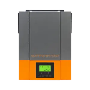 PowMr 3.2KW 24V 220V/230V 80A 단상 MPPT 30-400V 충전 컨트롤러 3200W 순수 사인파 오프 그리드 하이브리드 태양광 인버터
