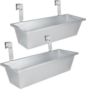 Heavy-Duty động vật ăn treo hạt/nước uống trang trại cừu dê thực phẩm feeders chăn nuôi ăn máng - Product Image 1