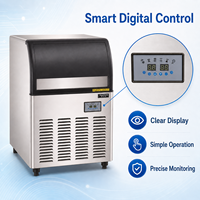Fabricant OEM & ODM de machines à glaçons miniatures commerciales en acier inoxydable avec moteur automatique pour les commerces