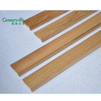 Greenvills accessoire de plancher d'escalier planches en bois massif de chêne naturel nez de marche