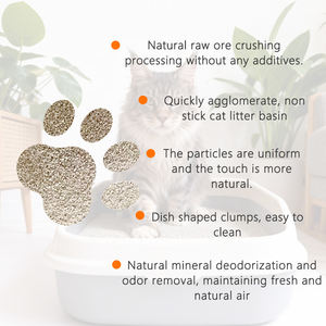 2026 10L Wit Biologisch Afbreekbaar Ecologisch Kattenbakvulling met 0,5-2mm Onregelmatige Korrels Snelklonterend & Afvalbesparend - Product Image 2