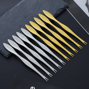 304 Stainless Steel Crab <b>Clips</b> Silver Gold Heavy Duty Seafood <b>Tools</b> - Product Image 1