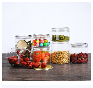 Nhà Sản Xuất Nhựa Jar 250Ml 400Ml 500Ml Trong Suốt Pet Món Tráng Miệng Container Có Nắp Đậy Bánh Nhựa Jar Có Nắp Đậy - Product Image 2