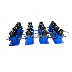 Vérin hydraulique autobloquant à simple effet avec blocage automatique de la écrouille, capacité 100 tonnes, pour levage de ponts et travaux de construction - Product Image 6