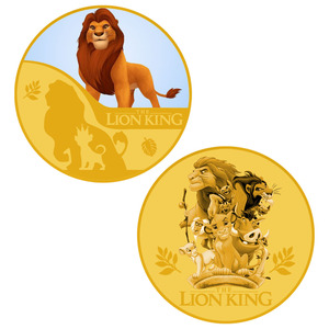 Moneda de Anime Americana al por Mayor: Moneda de Oro del Rey León con Decoración de Doble Lámina Dorada Recuerdo Ideal para Coleccionistas. - Product Image 6