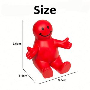 2-In-1 Squeezable Smile Leather Phone Holder Custom <b>Desk</b> Office Gift Stress Relief <b>Toy</b> & Smartphone Stand for Weddings - Product Image 3