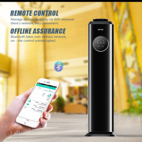 Diffuseur d'huiles essentielles sur pied 5000 CBM, machine aromatique commerciale en aluminium avec minuterie intelligente Wi-Fi pour hôtels et centres commerciaux