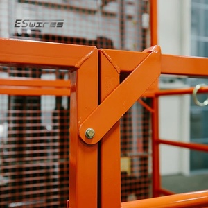 รถยกเหล็กสังกะสีแบบวางซ้อนกันได้กรงความปลอดภัยสำหรับผู้ชาย - Product Image 3