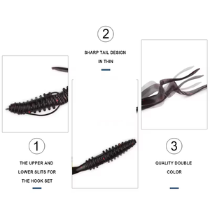 เหยื่อตกปลา <span class=keywords><strong>Meredith</strong></span> Mad Wag 75 มม. 20 ชิ้น เหยื่อปลอมแบบนิ่ม เหยื่อตกปลาแบบ Wobblers เหยื่อปลอมแบบ Swimbait เหยื่อปลอม - Product Image 6