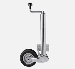 Nuevo NBjingyi <span class=keywords><strong>Rueda</strong></span> de Apoyo de Estilo Europeo de <span class=keywords><strong>60mm</strong></span> con Soporte en B, Llanta de Goma y Metal de 200x60mm, Piezas para Remolque, Reequipamiento/Actualización, Capacidad de 272kg - Product Image 5